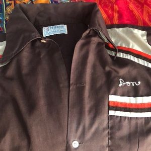 Vintage Hilton Brand Bowling League Shirt- Don